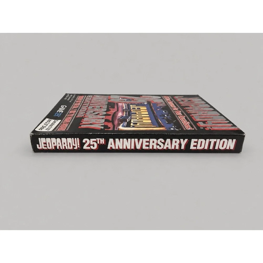 Jeopardy! 25th Anniversary Edition IBM PC Big Box 5.25 & 3.5 Floppy Complete